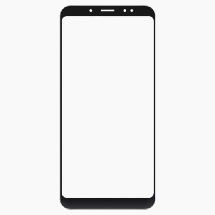 Front Screen Outer Glass Lens with OCA Optically Clear Adhesive for Xiaomi Redmi 5 Plus(Black) - free shipping - PMC TechLife - Order now!