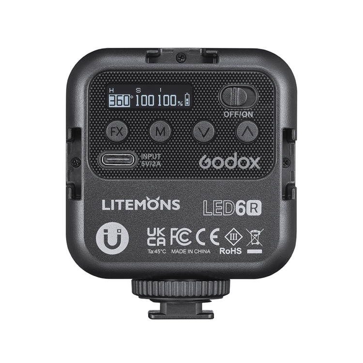 Godox LED-6R RGB LED Video Shoot Fill Light - free shipping - PMC TechLife - Order now!