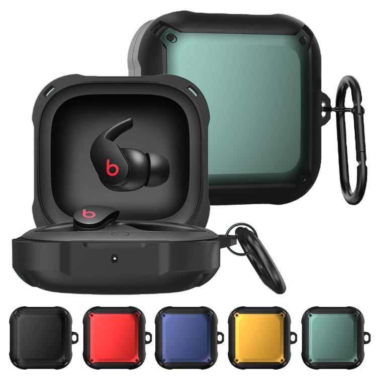 Armor Earphone Protective Case with Hook For Beats Fit Pro(Black + Green) - Other Case by PMC TechLife | Online Shopping South Africa | PMC TechLife