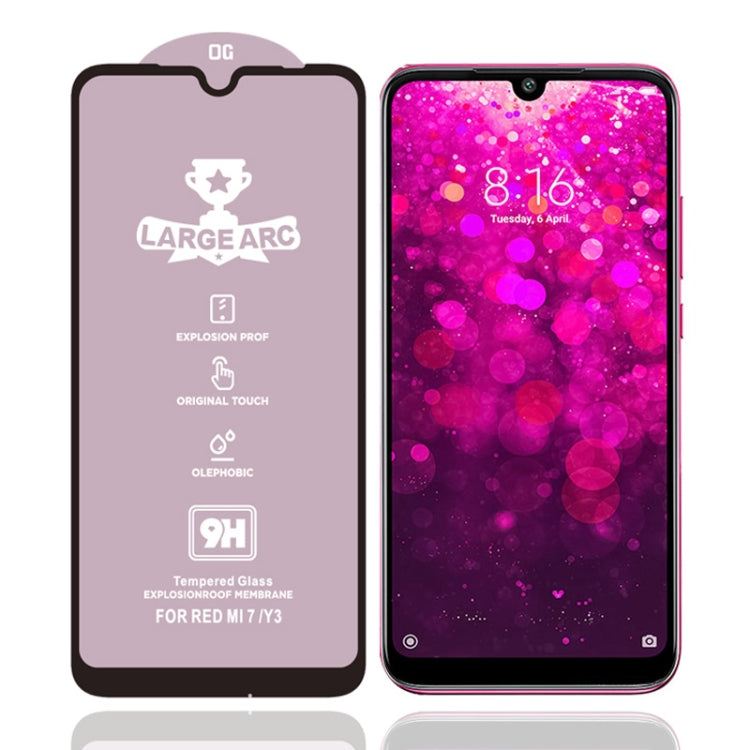 25 PCS 9H HD Large Arc High Alumina Full Screen Tempered Glass Film for Xiaomi Redmi Y3 -  by PMC TechLife | Online Shopping South Africa | PMC TechLife