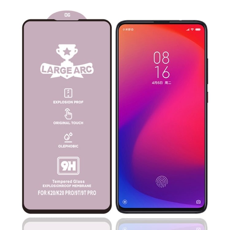 25 PCS 9H HD Large Arc High Alumina Full Screen Tempered Glass Film for Xiaomi Mi 9T -  by PMC TechLife | Online Shopping South Africa | PMC TechLife