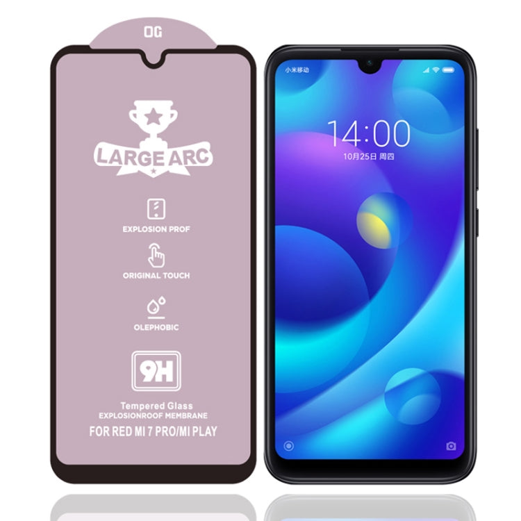 25 PCS 9H HD Large Arc High Alumina Full Screen Tempered Glass Film for Xiaomi Mi Play -  by PMC TechLife | Online Shopping South Africa | PMC TechLife