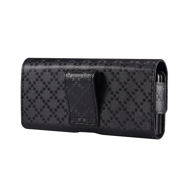 For Samsung Galaxy Z Fold3 5G Checkered Texture Waist Hanging Phone Case(Black) - free shipping - PMC TechLife - Order now!