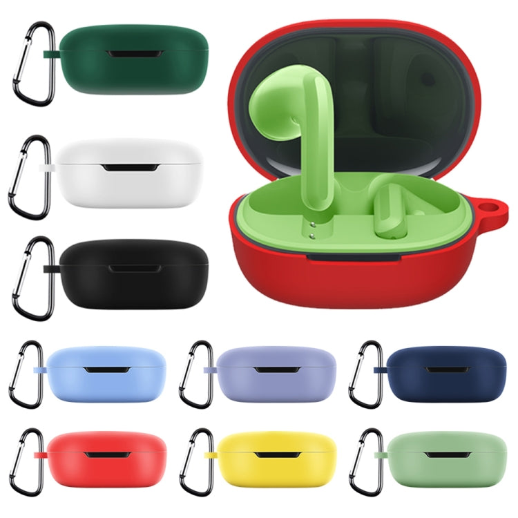 For Xiaomi Redmi Buds 4 Lite Silicone Earphone Protective Case with Hook (Red) - Xiaomi Earphone Case by PMC TechLife | Online Shopping South Africa | PMC TechLife