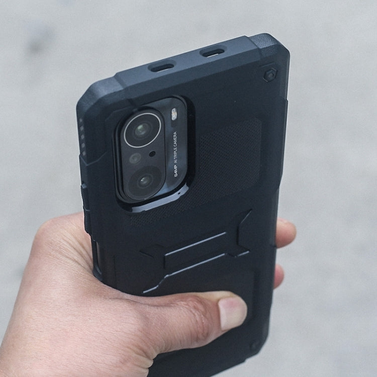 For Xiaomi Redmi K40 / K40 Pro / K40 Pro+ FATBEAR Armor Shockproof Cooling Phone Case(Black) - free shipping - PMC TechLife - Order now!