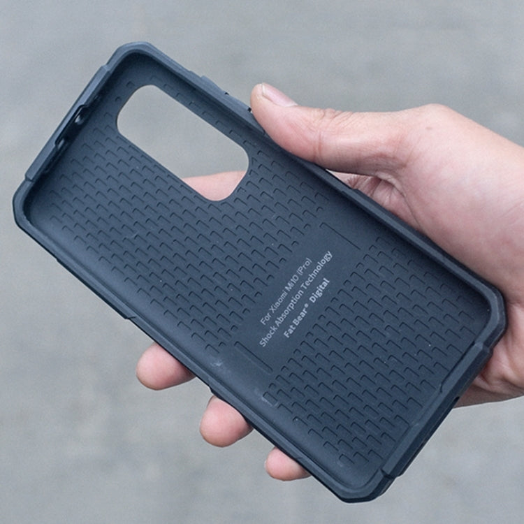 For Xiaomi Mi 10S FATBEAR Armor Shockproof Cooling Phone Case(Black) - free shipping - PMC TechLife - Order now!