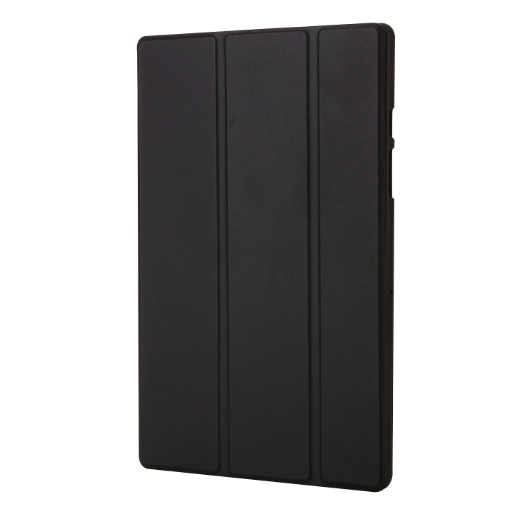 For Samsung Galaxy Tab A8 10.5 2021 TPU Three-fold Horizontal Flip Leather Case(Black) - free shipping - PMC TechLife - Order now!