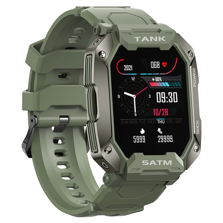 TANK M1 1.72 TFT Screen Smart Watch, Support Sleep Monitoring / Heart Rate Monitoring(Army Green) - Smart Watches by PMC TechLife | Online Shopping South Africa | PMC TechLife | Buy Now Pay Later Mobicred