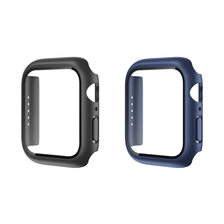 ROCK 2 in 1 PC Frame + Film Protector Case For  Apple Watch Series 6 & SE & 5 & 4 44mm(Black) - Watch Cases by ROCK | Online Shopping South Africa | PMC TechLife | Buy Now Pay Later Mobicred