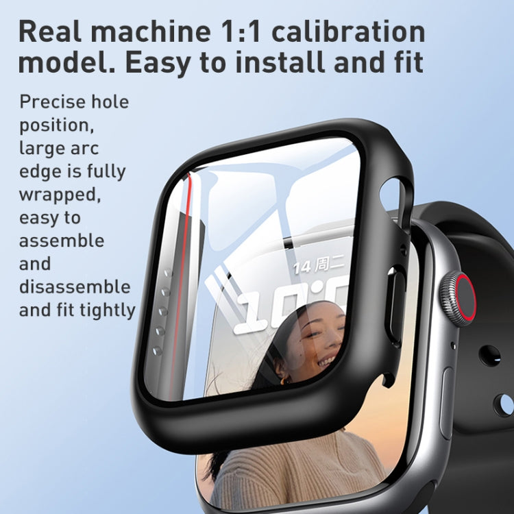 ROCK 2 in 1 PC Frame + Film Protector Case For  Apple Watch Series 3 & 2 & 1 42mm(Black) - Watch Cases by ROCK | Online Shopping South Africa | PMC TechLife | Buy Now Pay Later Mobicred