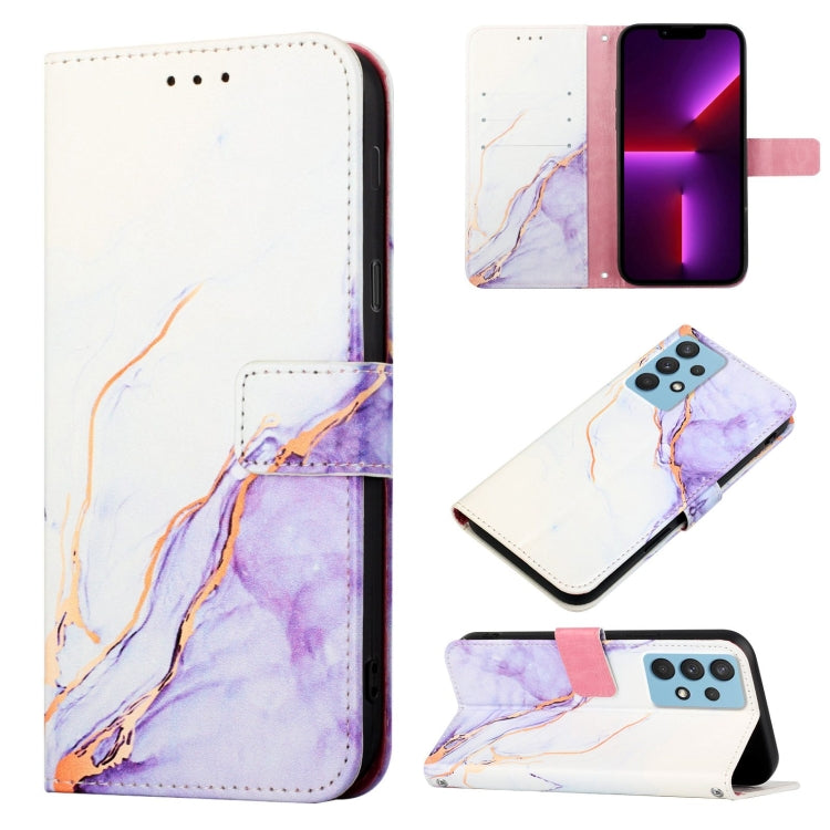 For Samsung Galaxy A13 4G PT003 Marble Pattern Flip Leather Phone Case(LS006) - free shipping - PMC TechLife - Order now!