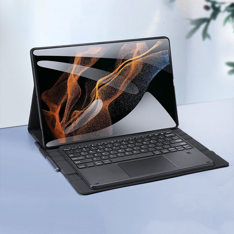 For Samsung Galaxy Tab S8 Ultra 14.6 inch SM-X900 DUX DUCIS Detachable Ultrathin Bluetooth Keyboard Leather Case(Black) - Samsung Keyboard by DUX DUCIS | Online Shopping South Africa | PMC TechLife