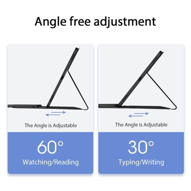 For Samsung Galaxy Tab S8 Ultra 14.6 inch SM-X900 DUX DUCIS Detachable Ultrathin Bluetooth Keyboard Leather Case(Black) - Samsung Keyboard by DUX DUCIS | Online Shopping South Africa | PMC TechLife