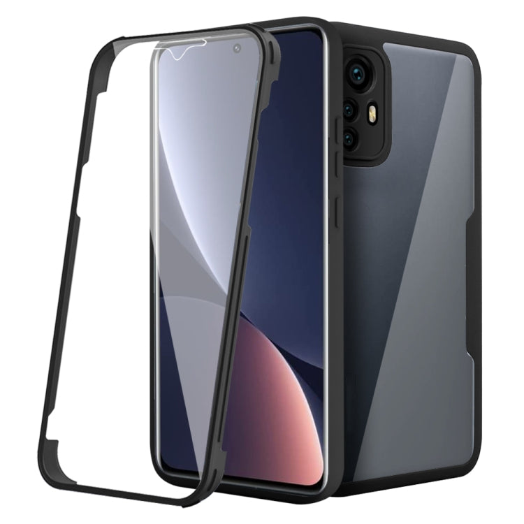 For Xiaomi 12 Pro 5G Acrylic + TPU 360 Degrees Full Coverage Shockproof Phone Case(Black) - free shipping - PMC TechLife - Order now!