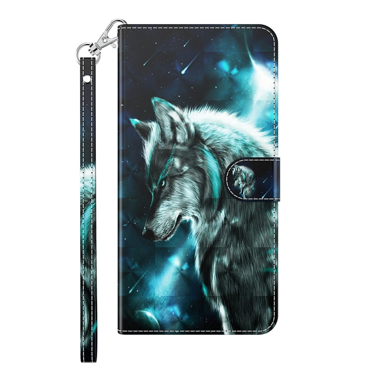 For Samsung Galaxy A13 4G 3D Painting Pattern TPU + PU Leather Phone Case(Wolf) - free shipping - PMC TechLife - Order now!