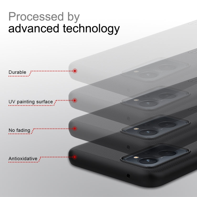 For OPPO Realme 9i NILLKIN Frosted PC Phone Case(White) - Realme Cases by NILLKIN | Online Shopping South Africa | PMC TechLife | Buy Now Pay Later Mobicred