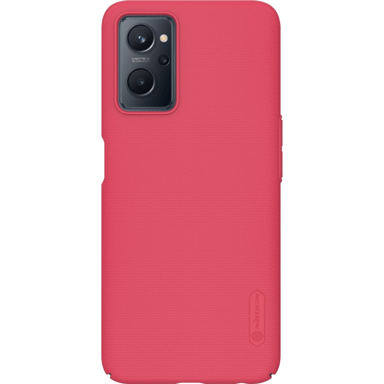 For OPPO Realme 9i NILLKIN Frosted PC Phone Case(Red) - Realme Cases by NILLKIN | Online Shopping South Africa | PMC TechLife | Buy Now Pay Later Mobicred