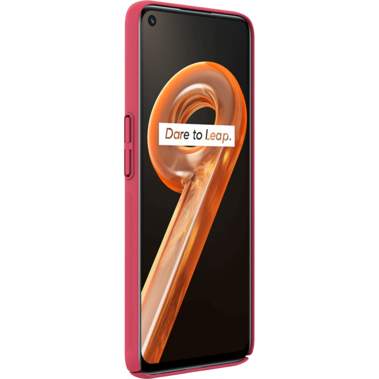For OPPO Realme 9i NILLKIN Frosted PC Phone Case(Red) - Realme Cases by NILLKIN | Online Shopping South Africa | PMC TechLife | Buy Now Pay Later Mobicred