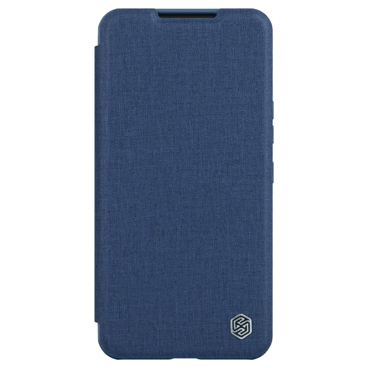 For Samsung Galaxy S22+ 5G NILLKIN QIN Series Pro Sliding Camera Cover Design Leather Phone Case(Blue) - free shipping - PMC TechLife - Order now!