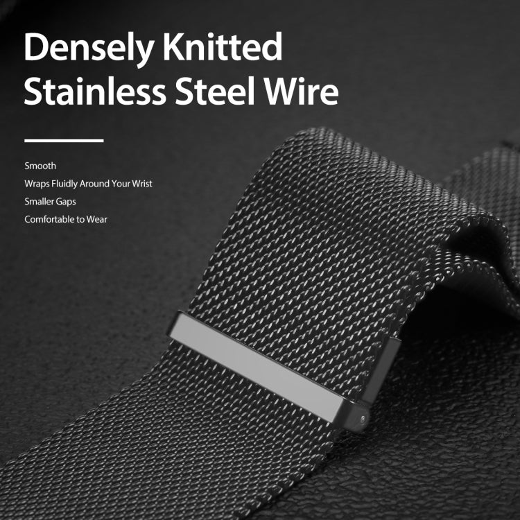 DUX DUCIS Milanese Watch Band For Apple Watch Series 9&8&7 45mm / SE 3&SE 2&6&SE&5&4 44mm / 3&2&1 42mm(Grey) - free shipping - PMC TechLife - Order now!