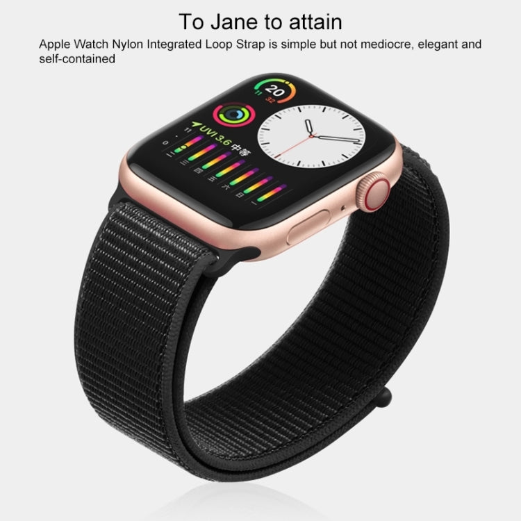 For Apple Watch Series 7 41mm / 6 & SE & 5 & 4 40mm / 3 & 2 & 1 38mm Mutural Nylon Watch Band(Pink) - free shipping - PMC TechLife - Order now!