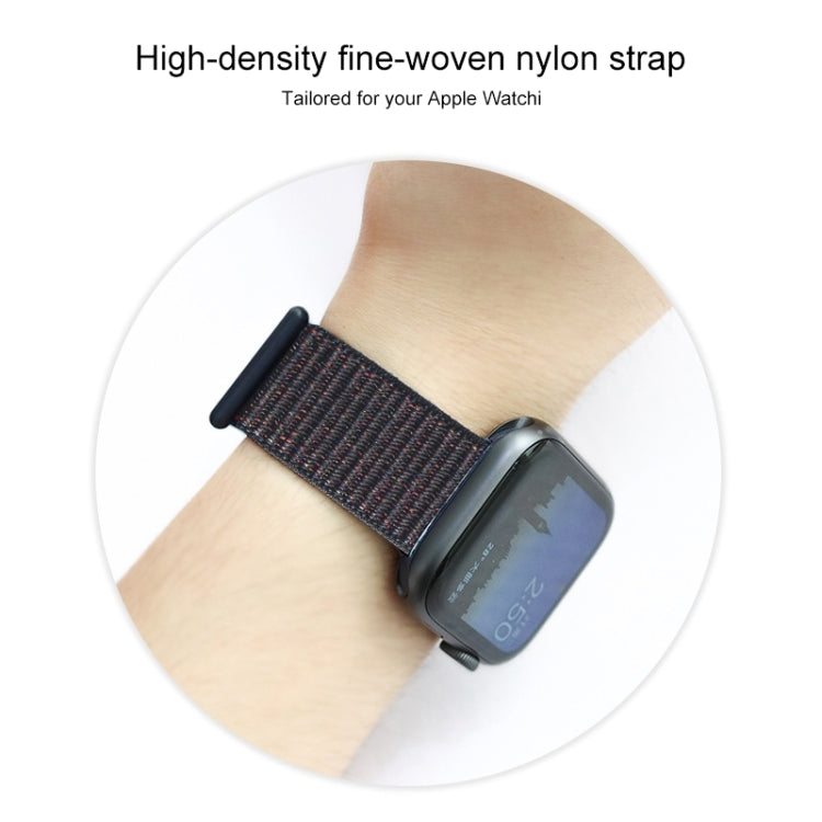 For Apple Watch Apple Watch Ultra 49mm&Watch Ultra 2 49mm / Series 9&8&7 45mm / SE 3&SE 2&6&SE&5&4 44mm / 3&2&1 42mm Mutural Nylon Watch Band(Charcoal Color) - free shipping - PMC TechLife - Order now!