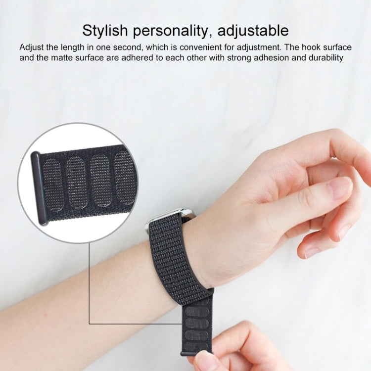 For Apple Watch Apple Watch Ultra 49mm&Watch Ultra 2 49mm / Series 9&8&7 45mm / SE 3&SE 2&6&SE&5&4 44mm / 3&2&1 42mm Mutural Nylon Watch Band(Charcoal Color) - free shipping - PMC TechLife - Order now!