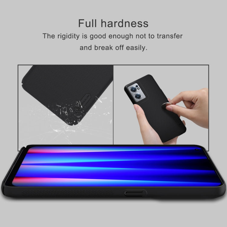 For OnePlus Nord CE 2 5G NILLKIN Frosted PC Phone Case(Black) - OnePlus Cases by NILLKIN | Online Shopping South Africa | PMC TechLife | Buy Now Pay Later Mobicred