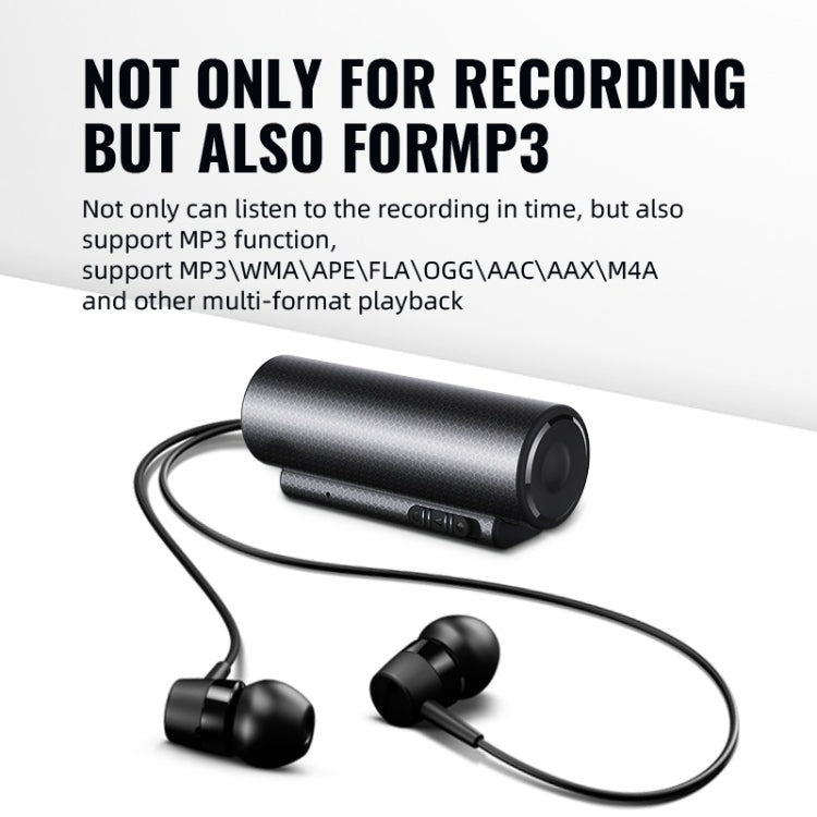 Q76 Smart HD Noise Reduction Voice Control Strong Magnetic Recording Pen, Capacity:8GB(Black) - Recording Pen by PMC TechLife | Online Shopping South Africa | PMC TechLife | Buy Now Pay Later Mobicred