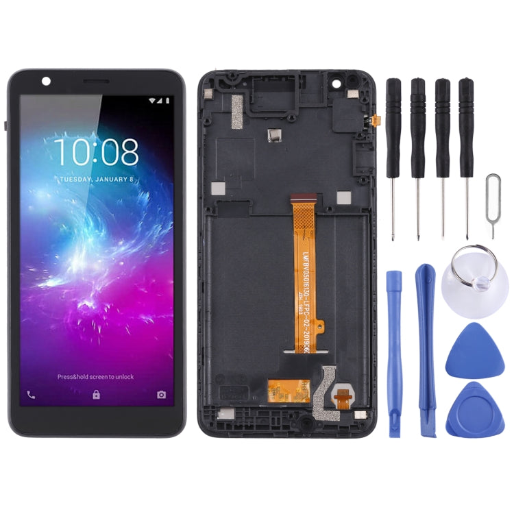 OEM LCD Screen For ZTE Blade L8/A3 2019 Digitizer Full Assembly with Frame���Black) - free shipping - PMC TechLife - Order now!