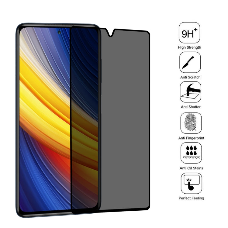 25 PCS Full Cover Anti-peeping Tempered Glass Film For Xiaomi Poco X3 Pro -  by PMC TechLife | Online Shopping South Africa | PMC TechLife