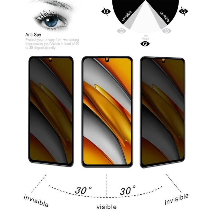 25 PCS Full Cover Anti-peeping Tempered Glass Film For Xiaomi Poco F3 -  by PMC TechLife | Online Shopping South Africa | PMC TechLife