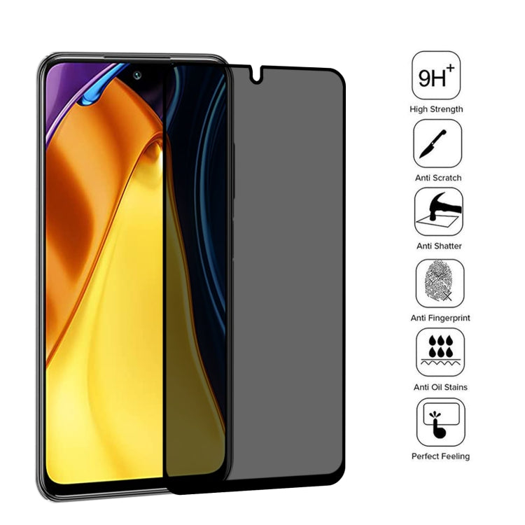 25 PCS Full Cover Anti-peeping Tempered Glass Film For Xiaomi Poco M3 Pro -  by PMC TechLife | Online Shopping South Africa | PMC TechLife