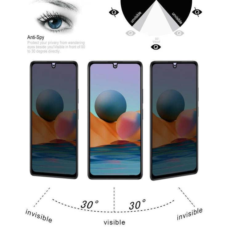 25 PCS Full Cover Anti-peeping Tempered Glass Film For Xiaomi Redmi Note 10 Pro Max -  by PMC TechLife | Online Shopping South Africa | PMC TechLife