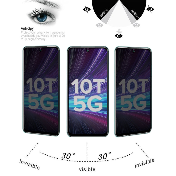 25 PCS Full Cover Anti-peeping Tempered Glass Film For Xiaomi Redmi Note 10T 5G -  by PMC TechLife | Online Shopping South Africa | PMC TechLife