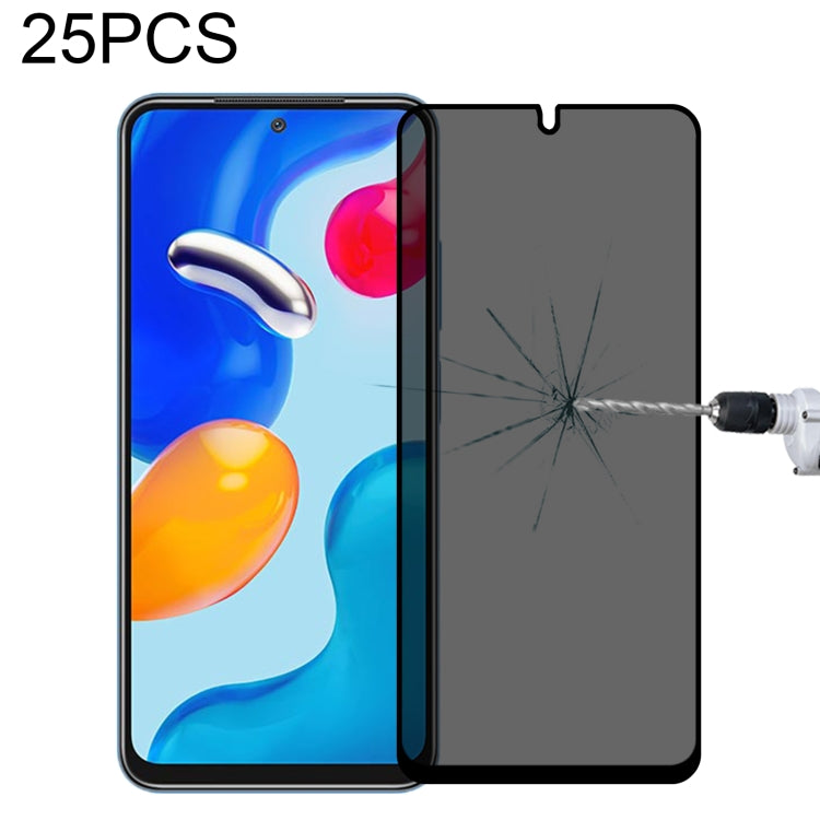 25 PCS Full Cover Anti-peeping Tempered Glass Film For Xiaomi Redmi Note 11S / Note 11 SE India - free shipping - PMC TechLife - Order now!