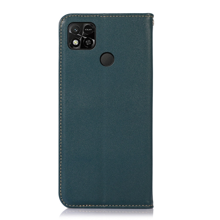 For Xiaomi Redmi 10A / 9C KHAZNEH Nappa Top Layer Cowhide Leather Phone Case(Green) - free shipping - PMC TechLife - Order now!