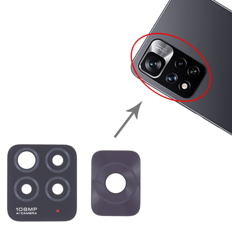 10 PCS Back Camera Lens For Xiaomi Redmi Note 11 Pro 4G / Note 11 Pro+ 5G India / Note 11E Pro - free shipping - PMC TechLife - Order now!