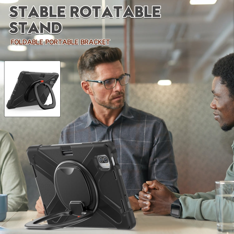 For Xiaomi Pad 5 / Pad 5 Pro Silicone + PC Tablet Protective Case(Black) -  by PMC TechLife | Online Shopping South Africa | PMC TechLife