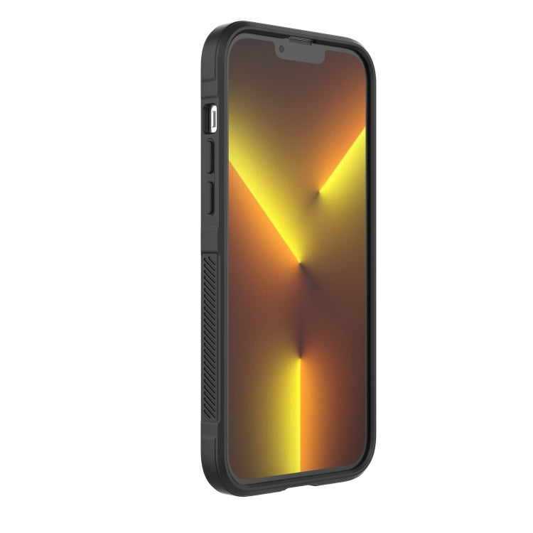 For iPhone 13 Pro Max Magic Shield TPU + Flannel Phone Case (Black) - free shipping - PMC TechLife - Order now!