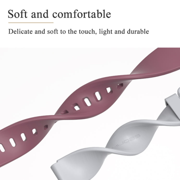 For Xiaomi Mi Band 3/4/5/6 Mijobs CS Silicone Waterproof Watch Band(Army Green+Silver) - free shipping - PMC TechLife - Order now!