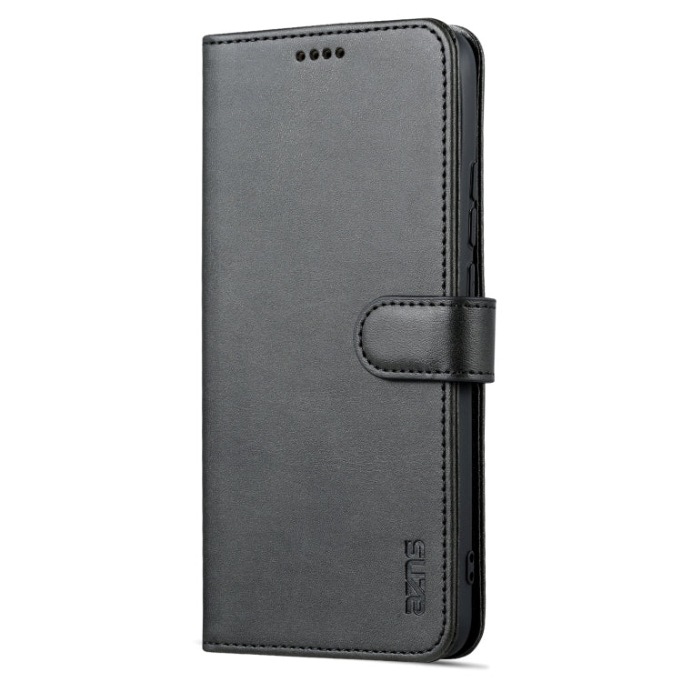 For Xiaomi Redmi 10C / Redmi 10 India AZNS Skin Feel Calf Texture Flip Leather Phone Case(Black) - free shipping - PMC TechLife - Order now!