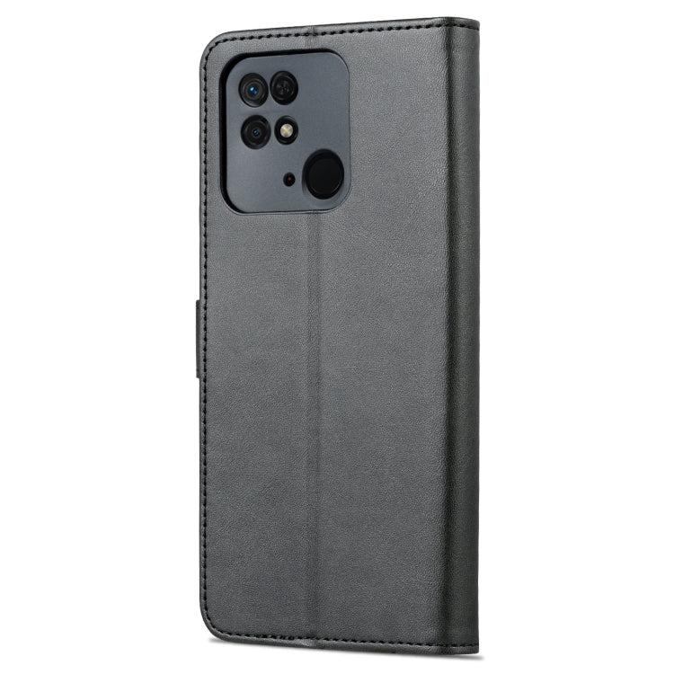 For Xiaomi Redmi 10C / Redmi 10 India AZNS Skin Feel Calf Texture Flip Leather Phone Case(Black) - free shipping - PMC TechLife - Order now!