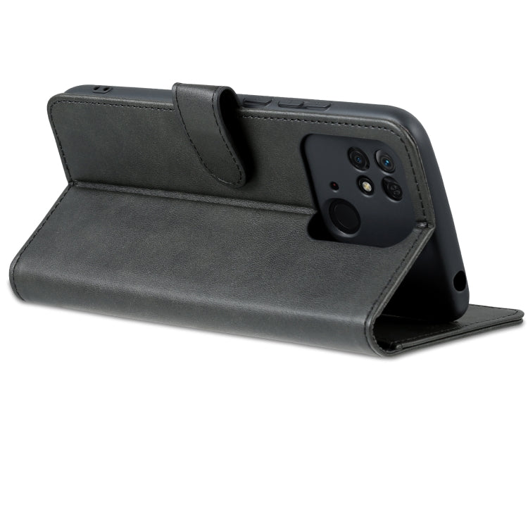 For Xiaomi Redmi 10C / Redmi 10 India AZNS Skin Feel Calf Texture Flip Leather Phone Case(Black) - free shipping - PMC TechLife - Order now!