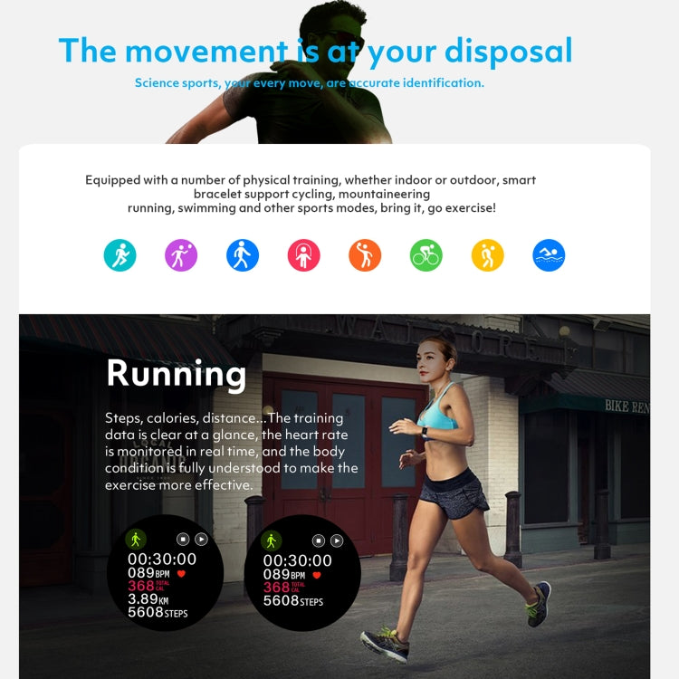 Rogbid Rowatch 1 1.4 inch IPS Screen Smart Watch, Support Blood Pressure Monitoring/Sleep Monitoring(Green) - free shipping - PMC TechLife - Order now!