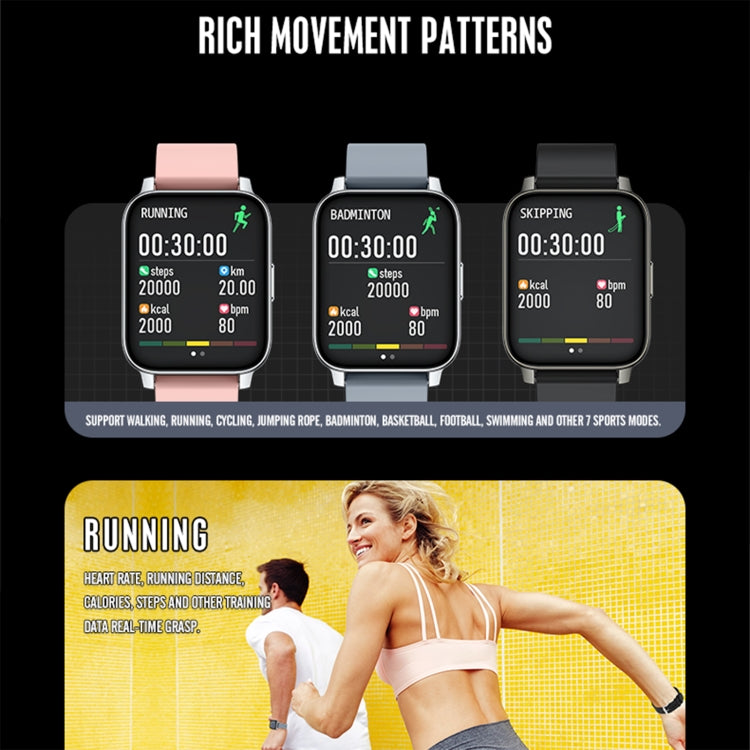 Rogbid Rowatch 2 1.69 inch TFT Screen Smart Watch, Support Blood Pressure Monitoring/Sleep Monitoring(Pink) - free shipping - PMC TechLife - Order now!