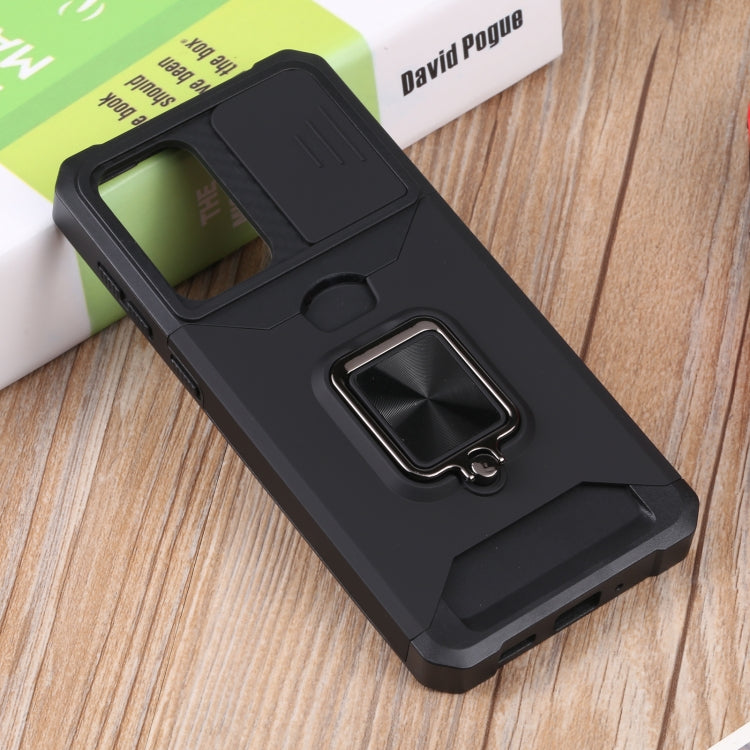 For Samsung Galaxy A33 5G Sliding Camera Cover Design PC + TPU Shockproof Phone Case(Black) - free shipping - PMC TechLife - Order now!