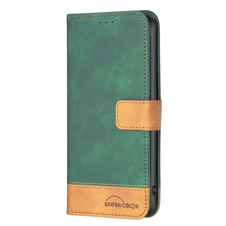 For Samsung Galaxy S20 FE BF11 Color Matching Skin Feel Leather Phone Case(Green) - free shipping - PMC TechLife - Order now!