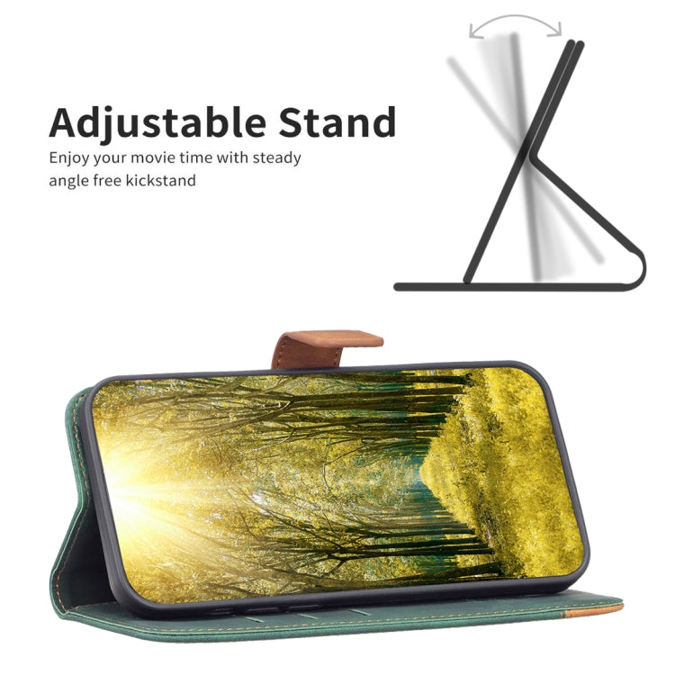 For Samsung Galaxy S20 FE BF11 Color Matching Skin Feel Leather Phone Case(Green) - free shipping - PMC TechLife - Order now!