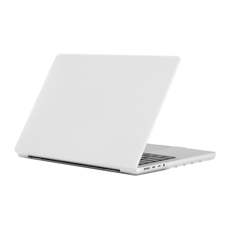 For MacBook Air 13.3 inch A1932 / A2179 / A2337 / Air-M1 Dot Texture Double Sided Tanned Laptop Case(Transparent) - MacBook Air Cases by PMC TechLife | Online Shopping South Africa | PMC TechLife